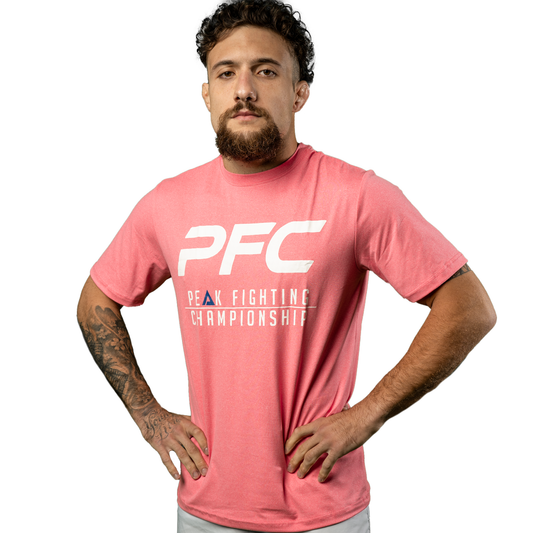 Big PFC Logo Salmon