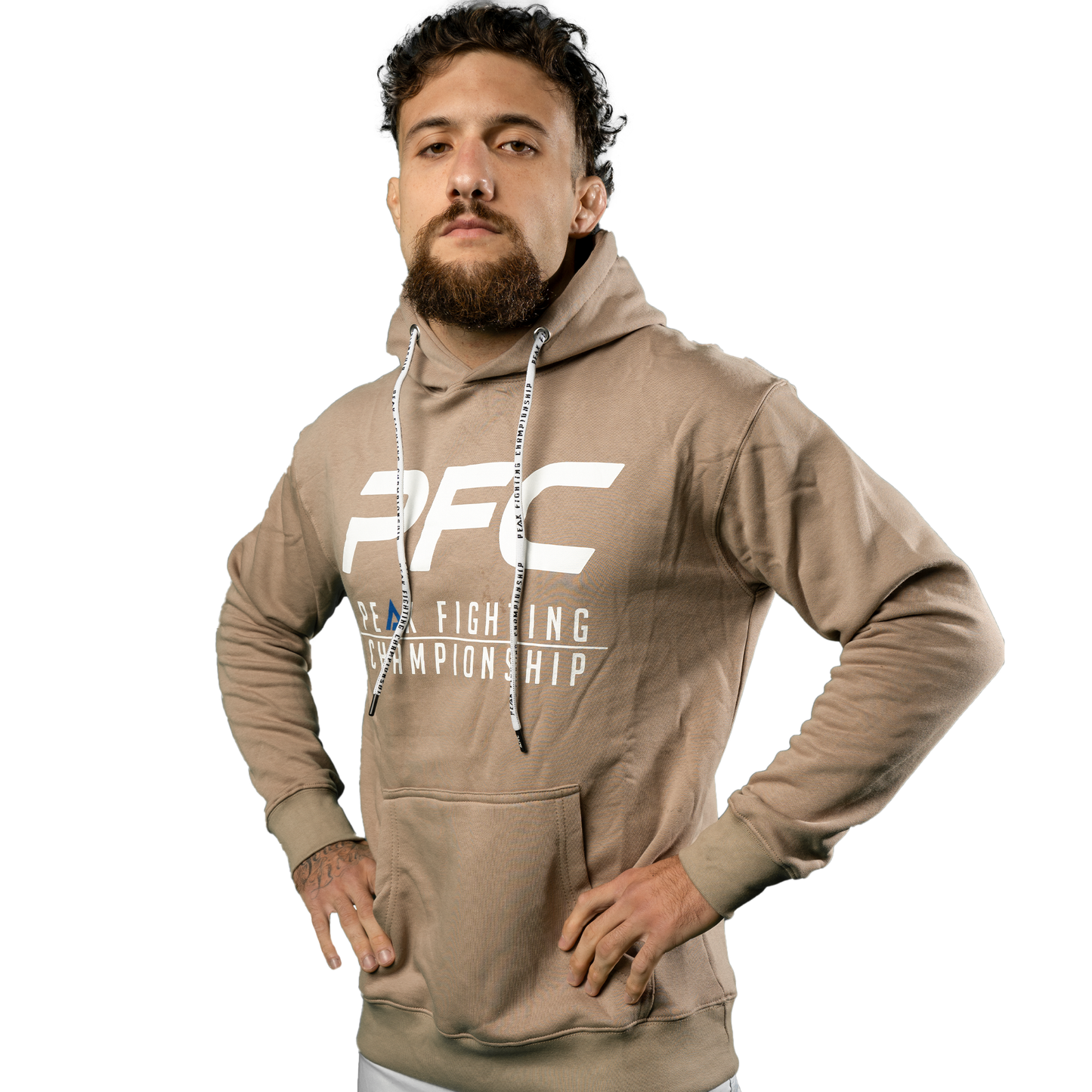 Big PFC  Logo Tan Hoodie